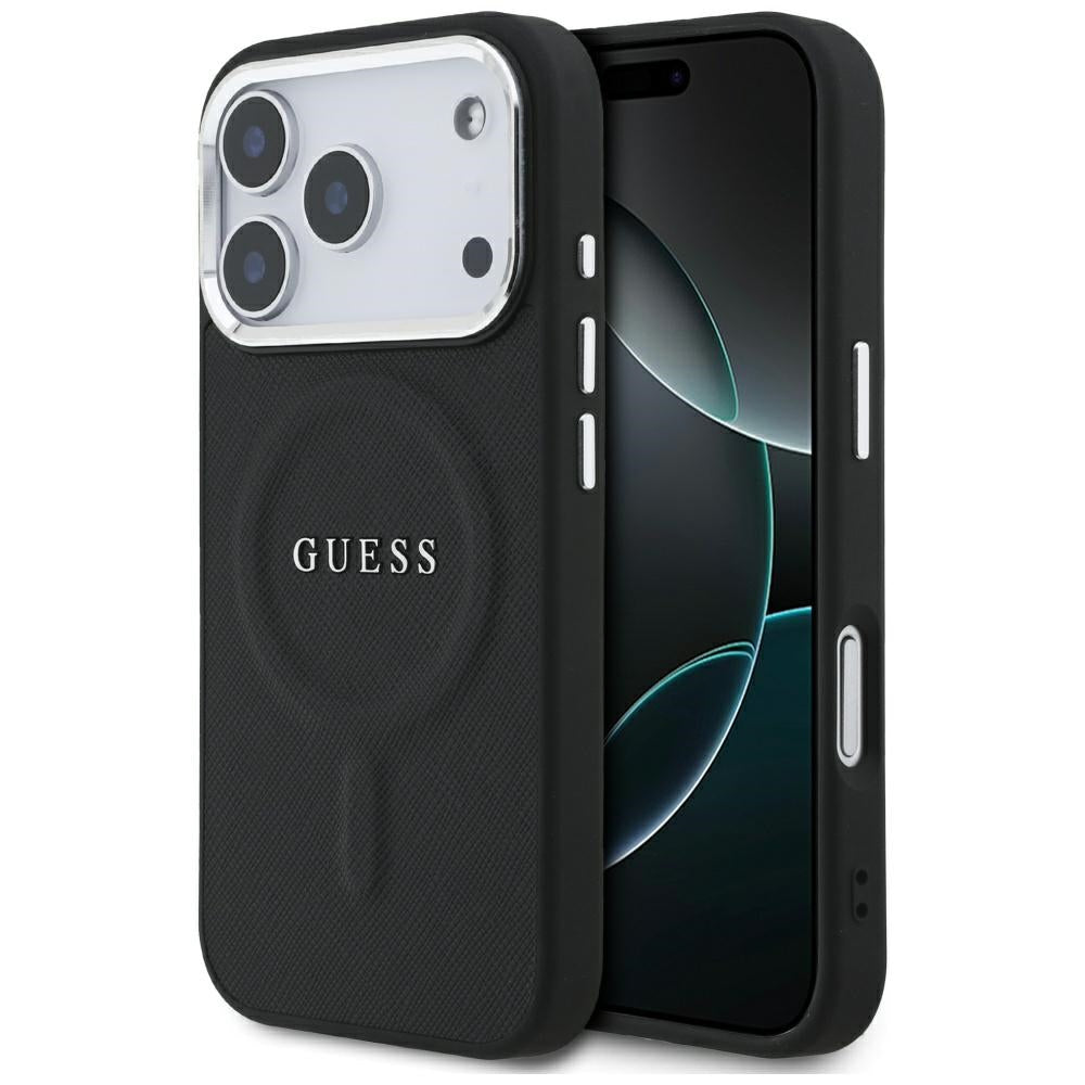 MagSafe-kotelo Apple iPhone 17 Prolle, Guess, Classic Logo, Musta