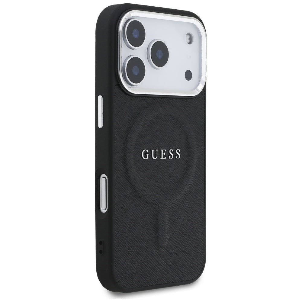 MagSafe-kotelo Apple iPhone 17 Prolle, Guess, Classic Logo, Musta