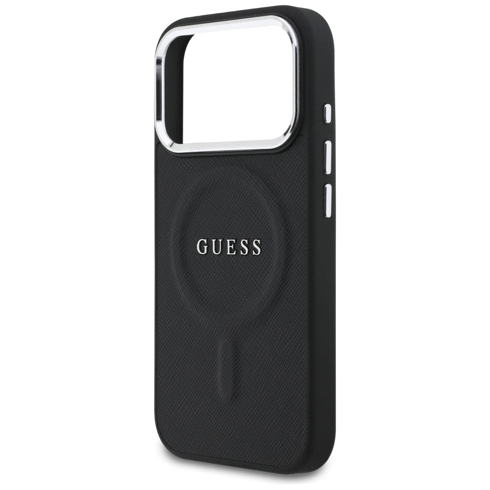MagSafe-kotelo Apple iPhone 17 Prolle, Guess, Classic Logo, Musta