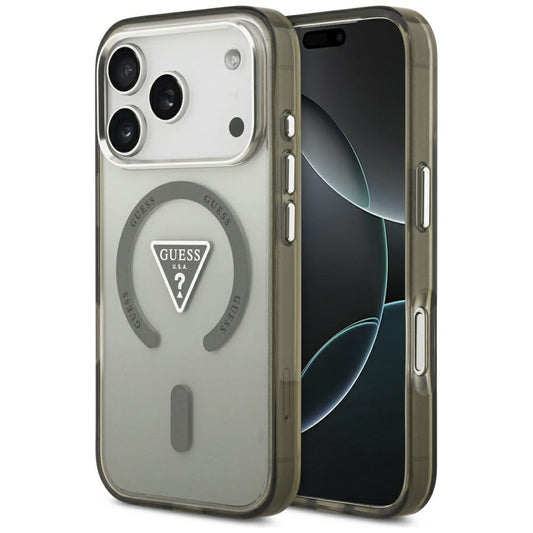 MagSafe-kotelo Apple iPhone 17 Prolle, Guess, IML Gradient Triangle -logo, Khaki