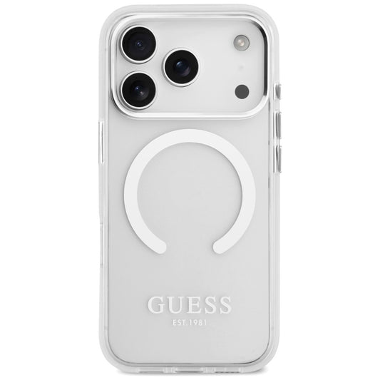 MagSafe-kotelo Apple iPhone 17 Prolle, Guess, Metal Outline, Hopea