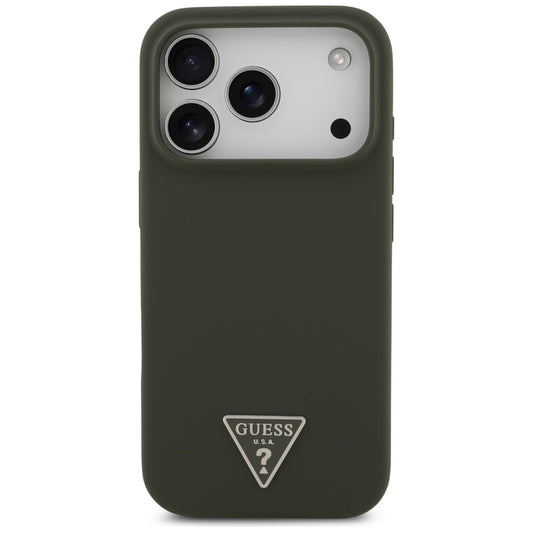 MagSafe-kotelo Apple iPhone 17 Prolle, Guess, Triangle Logo, Khaki