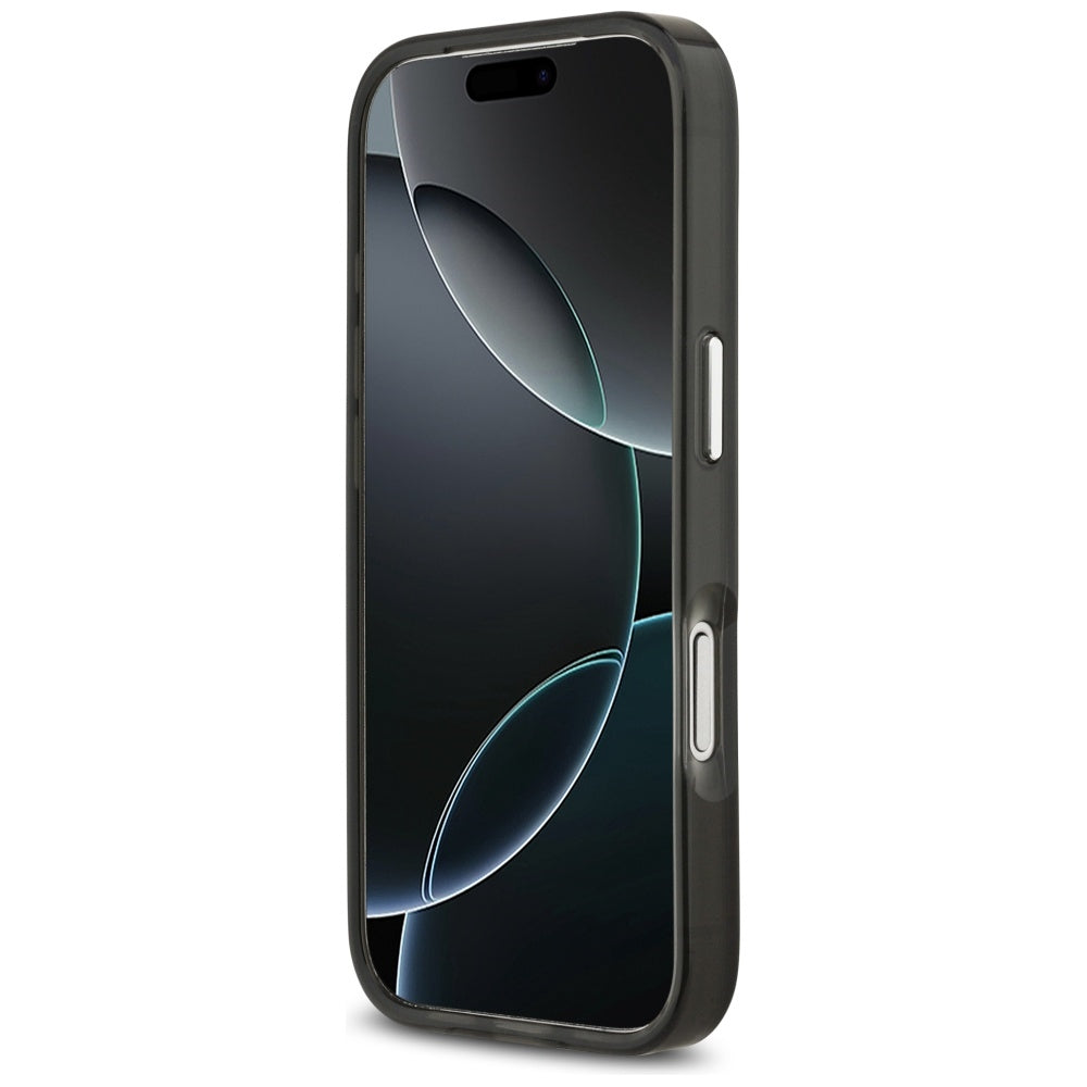 MagSafe-kotelo Apple iPhone 17 Prolle, Karl Lagerfeld, IML Aquarelle Karl Ikonik, Musta