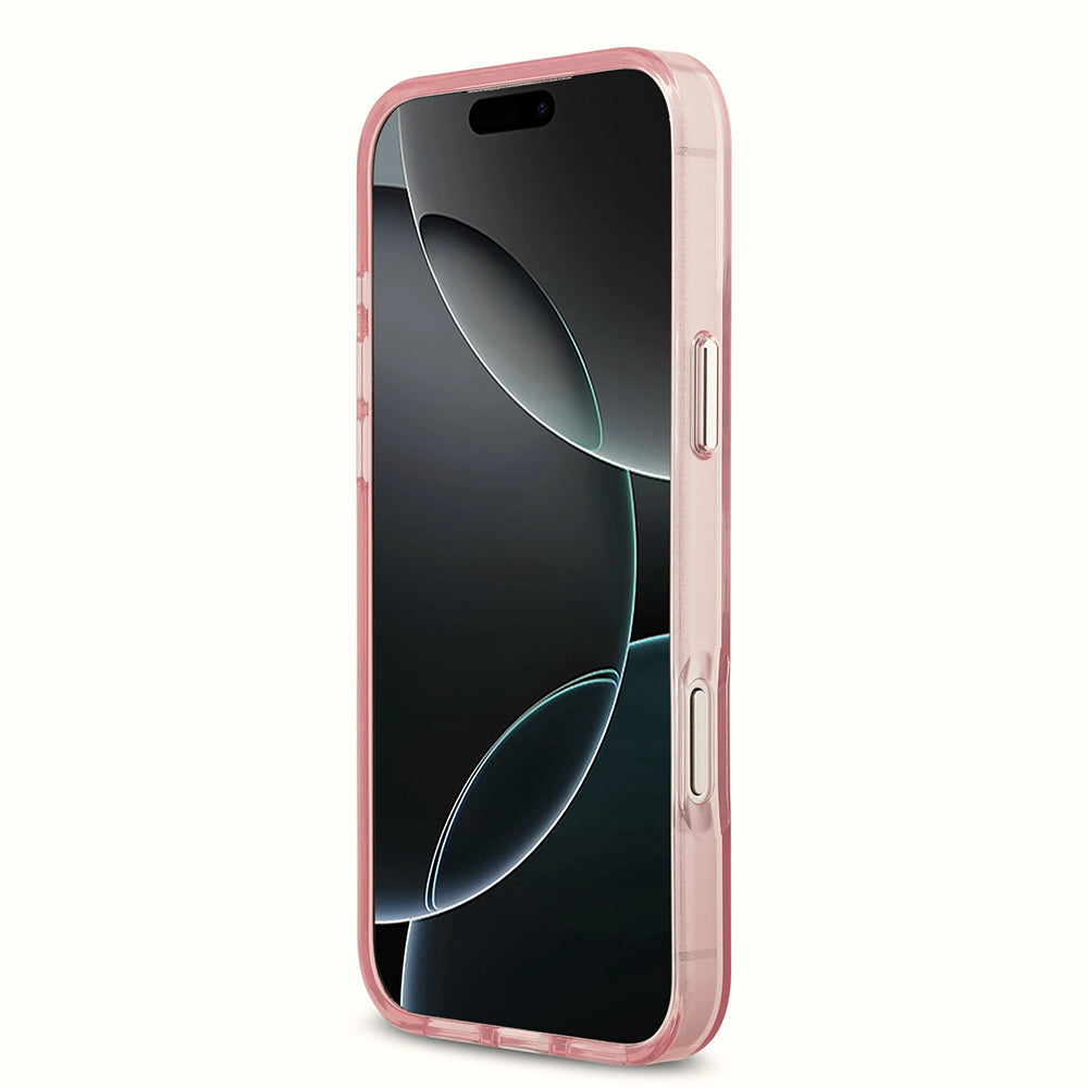 MagSafe-kotelo Apple iPhone 17 Prolle, Karl Lagerfeld, IML Sketch Logo Choupette, Pinkki