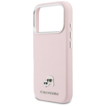 MagSafe-kotelo Apple iPhone 17 Prolle, Karl Lagerfeld, Karl & Choupette Head's Pin, Pinkki