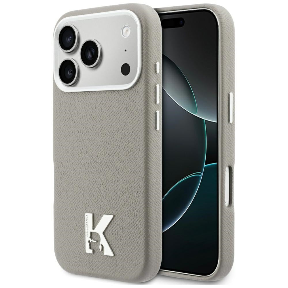 MagSafe-kotelo Apple iPhone 17 Prolle, Karl Lagerfeld, Karl Head Logo, Harmaa
