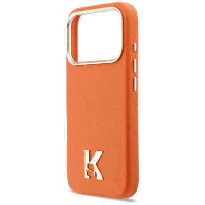 MagSafe-kotelo Apple iPhone 17 Prolle, Karl Lagerfeld, Karl Head Logo, Oranssi