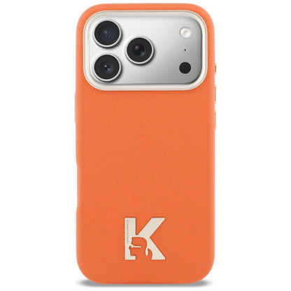 MagSafe-kotelo Apple iPhone 17 Prolle, Karl Lagerfeld, Karl Head Logo, Oranssi