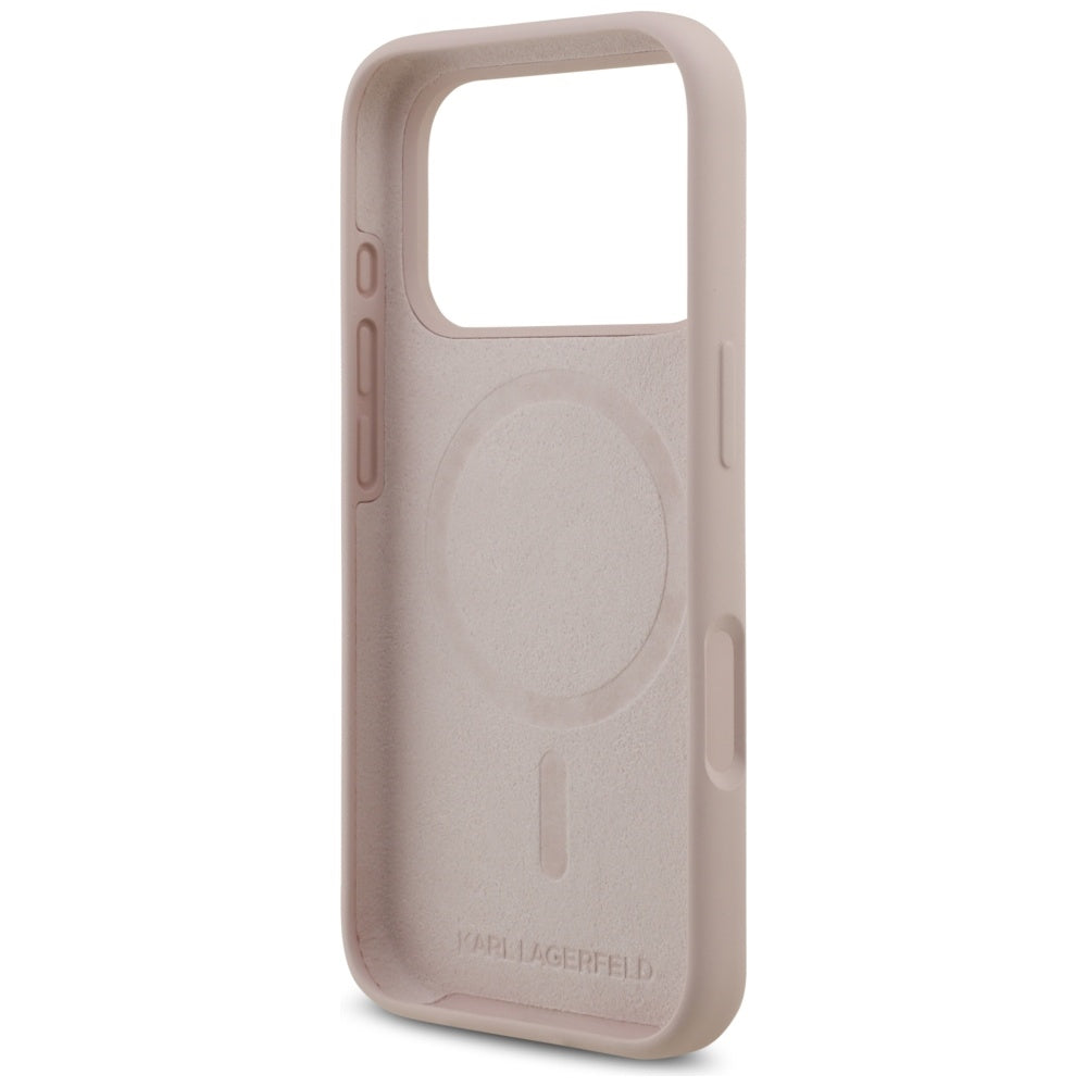 MagSafe-kotelo Apple iPhone 17 Prolle, Karl Lagerfeld, Ring Karl & Choupette, Pinkki