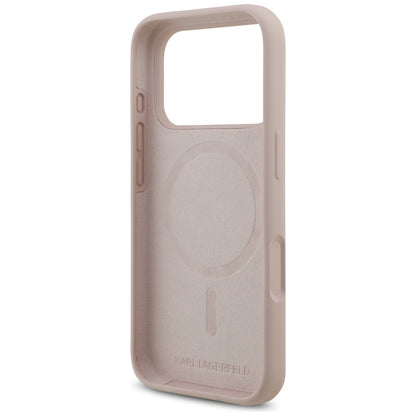 MagSafe-kotelo Apple iPhone 17 Prolle, Karl Lagerfeld, Ring Karl & Choupette, Pinkki