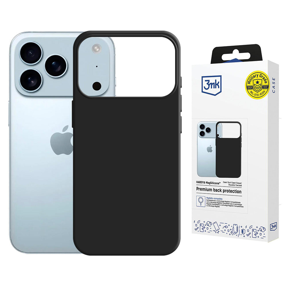 MagSafe-kotelo Apple iPhone 17 Pro Maxille, 3MK, Hardy, Musta