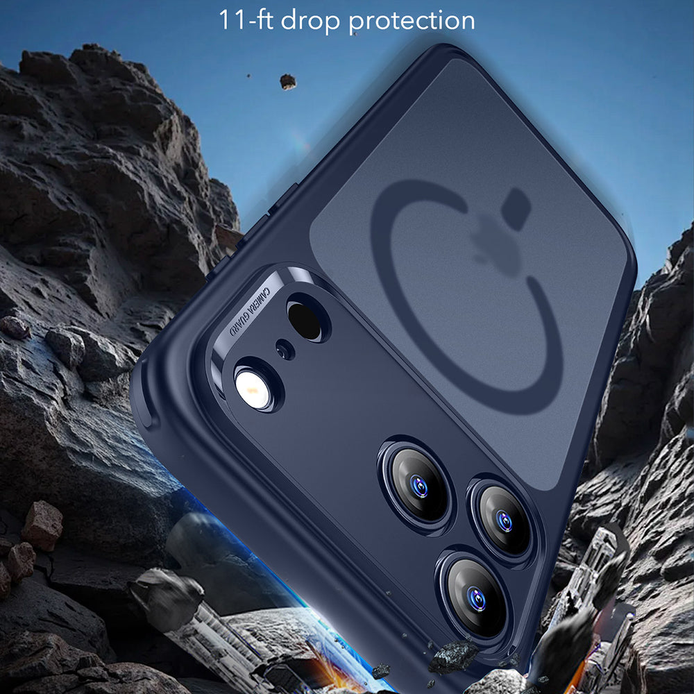 MagSafe-kotelo Apple iPhone 17 Pro Maxille, ESR, Classic Hybrid, Satinoitu Sininen
