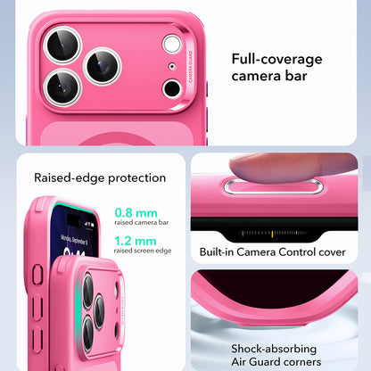 MagSafe-kotelo Apple iPhone 17 Pro Max:lle, ESR, Classic Hybrid, Satinoitu Vaaleanpunainen