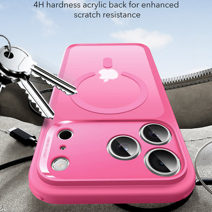 MagSafe-kotelo Apple iPhone 17 Pro Max:lle, ESR, Classic Hybrid, Satinoitu Vaaleanpunainen