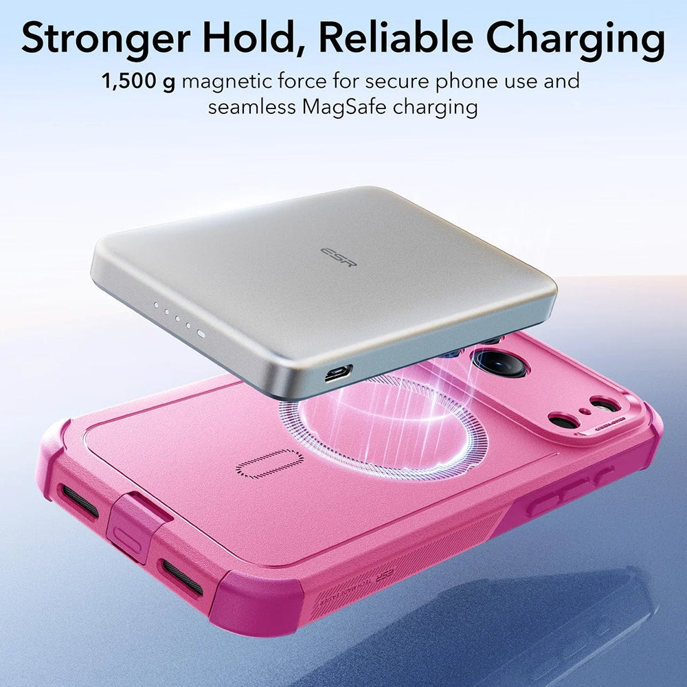 MagSafe-kotelo Apple iPhone 17 Pro Maxille, ESR, Cyber, Pinkki