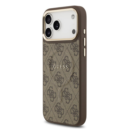 MagSafe-kotelo Apple iPhone 17 Pro Maxille, Guess, 4G Classic, Ruskea