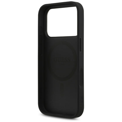 MagSafe-kotelo Apple iPhone 17 Pro Maxille, Guess, 4G Triangle Strass, Musta