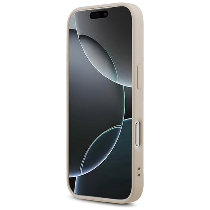 MagSafe-kotelo Apple iPhone 17 Pro Maxille, Guess, 4G Triangle Strass, Pinkki