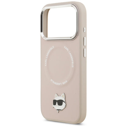 MagSafe Case for Apple iPhone 17 Pro Max, Karl Lagerfeld, Choupette Pin, Pink