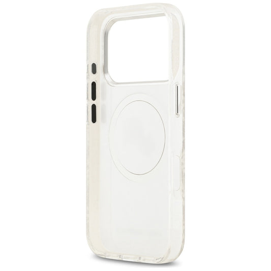 MagSafe-kotelo Apple iPhone 17 Pro Maxille, Karl Lagerfeld, Glitter Karl & Choupette Head, Valkoinen