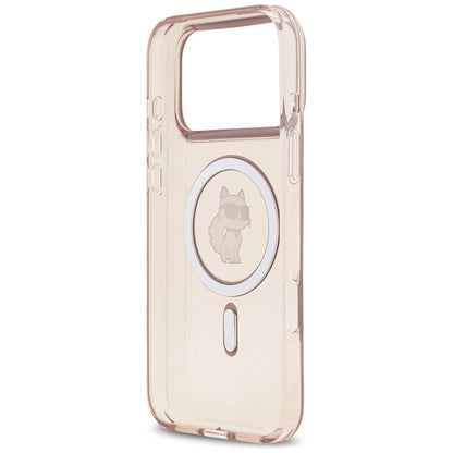 MagSafe-kotelo Apple iPhone 17 Pro Maxille, Karl Lagerfeld, IML Choupette, Pinkki