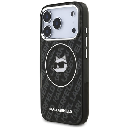 MagSafe-kotelo Apple iPhone 17 Pro Maxille, Karl Lagerfeld, IML Choupette's Head, Musta