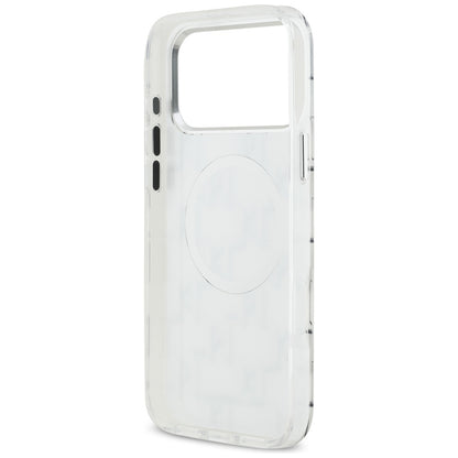 MagSafe-kotelo Apple iPhone 17 Pro Maxille, Karl Lagerfeld, IML KL Monogram, Valkoinen