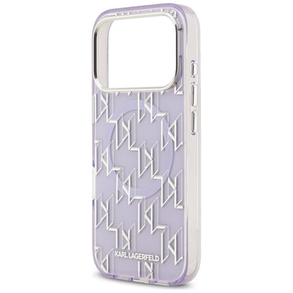 MagSafe-kotelo Apple iPhone 17 Pro Maxille, Karl Lagerfeld, IML KL Monogram, Violetti