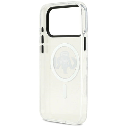 MagSafe-kotelo Apple iPhone 17 Pro Maxille, Karl Lagerfeld, IML Sketch Logo Karl, Läpinäkyvä