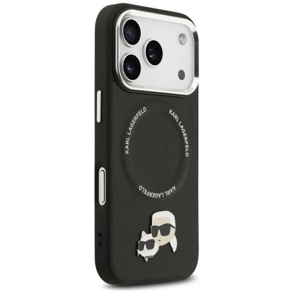 MagSafe-kotelo Apple iPhone 17 Pro Maxille, Karl Lagerfeld, Karl & Choupette Pins, Musta