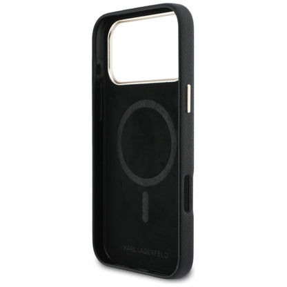 MagSafe-kotelo Apple iPhone 17 Pro Maxille, Karl Lagerfeld, Karl Head Logo, Musta