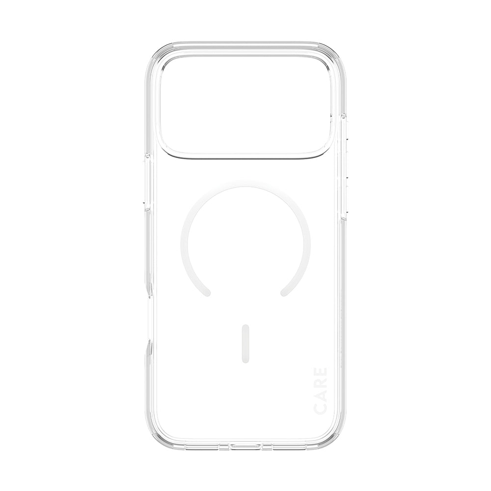 MagSafe-kotelo Apple iPhone 17 Pro Maxille, PanzerGlass, Care Urban Explorer, Valkoinen Läpinäkyvä