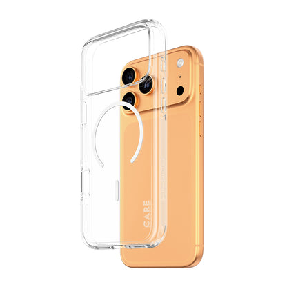 MagSafe-kotelo Apple iPhone 17 Pro Maxille, PanzerGlass, Care Urban Explorer, Valkoinen Läpinäkyvä