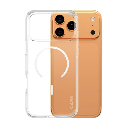 MagSafe-kotelo Apple iPhone 17 Pro Maxille, PanzerGlass, Care Urban Explorer, Valkoinen Läpinäkyvä