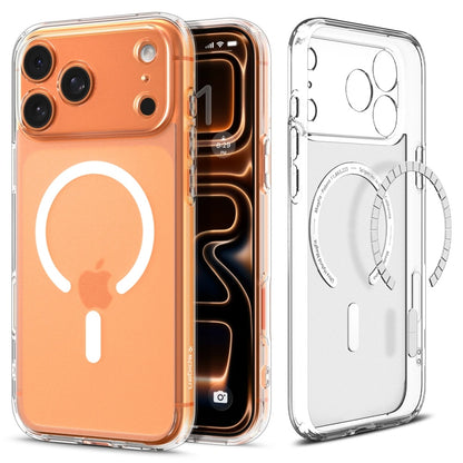 MagSafe-kotelo Apple iPhone 17 Pro Maxille, Spigen, Ultra Hybrid, Satinoitu Valkoinen
