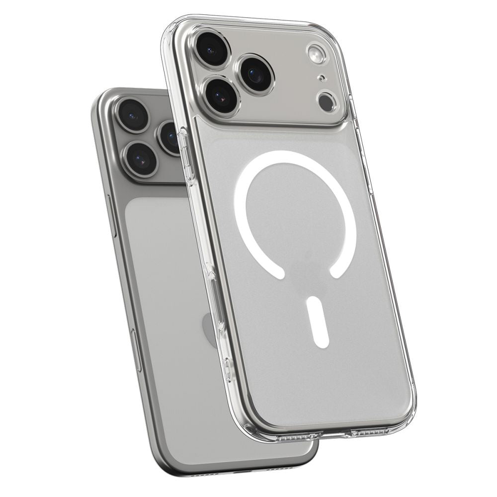 MagSafe-kotelo Apple iPhone 17 Pro Maxille, Spigen, Ultra Hybrid, Satinoitu Valkoinen