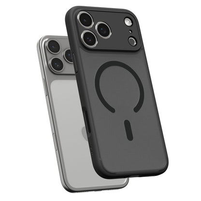 MagSafe-kotelo Apple iPhone 17 Pro Maxille, Spigen, Ultra Hybrid, Satinoitu Musta