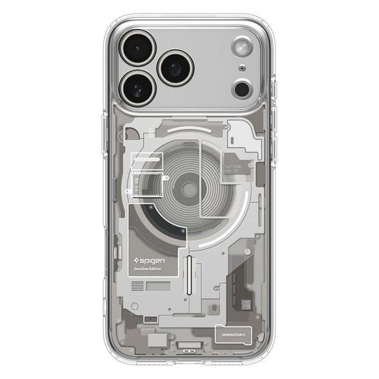 MagSafe-kotelo Apple iPhone 17 Pro Maxille, Spigen, Ultra Hybrid Neo One, Läpinäkyvä
