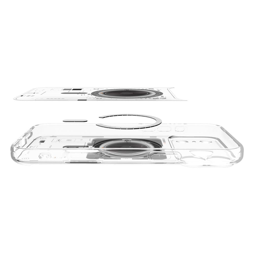 MagSafe-kotelo Apple iPhone 17 Pro Maxille, Spigen, Ultra Hybrid Neo One, Läpinäkyvä