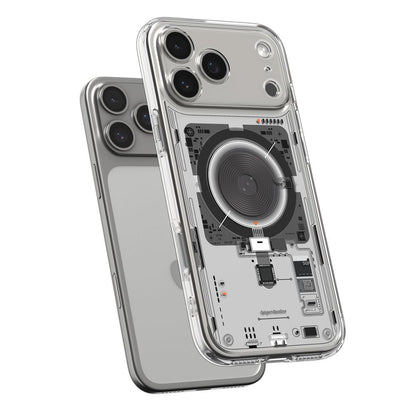 MagSafe-kotelo Apple iPhone 17 Pro Maxille, Spigen, Ultra Hybrid Neo One, Läpinäkyvä