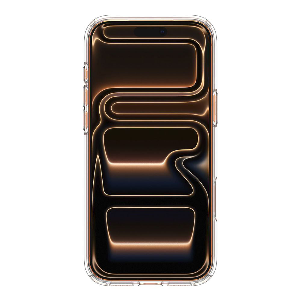 MagSafe-kotelo Apple iPhone 17 Pro Maxille, Spigen, Ultra Hybrid, Oranssi Läpinäkyvä