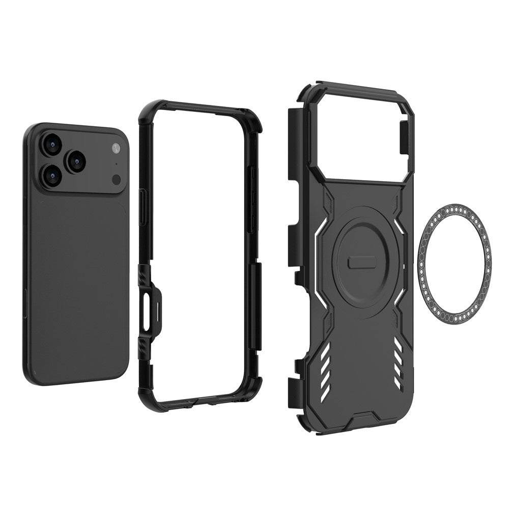MagSafe-kotelo Apple iPhone 17 Pro Maxille, Techsuit, ArmorMag, Musta