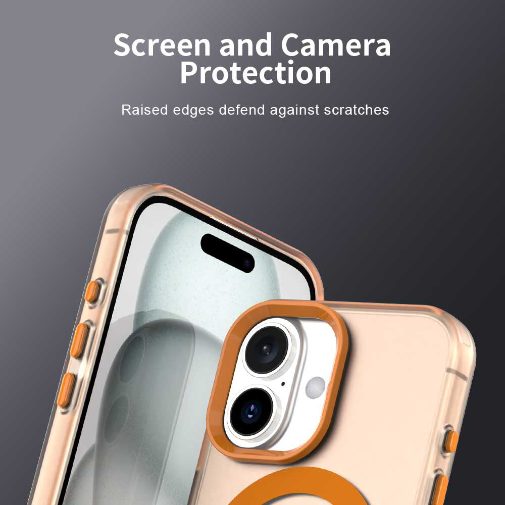 MagSafe-kotelo Apple iPhone 17 Pro Maxille, Techsuit, CandyCase, Oranssi