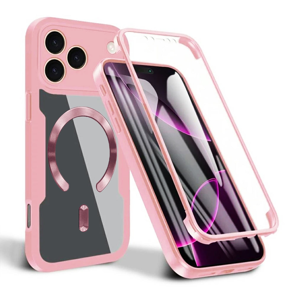MagSafe-kotelo Apple iPhone 17 Pro Maxille, Techsuit, ColorVerse 360, Pinkki