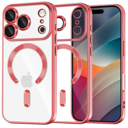 MagSafe-kotelo Apple iPhone 17 Pro Maxille, Techsuit, Luxury Crystal, Punainen