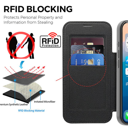 MagSafe-kotelo Apple iPhone 17 Pro Maxille, Techsuit, SmartMag Book, Liila