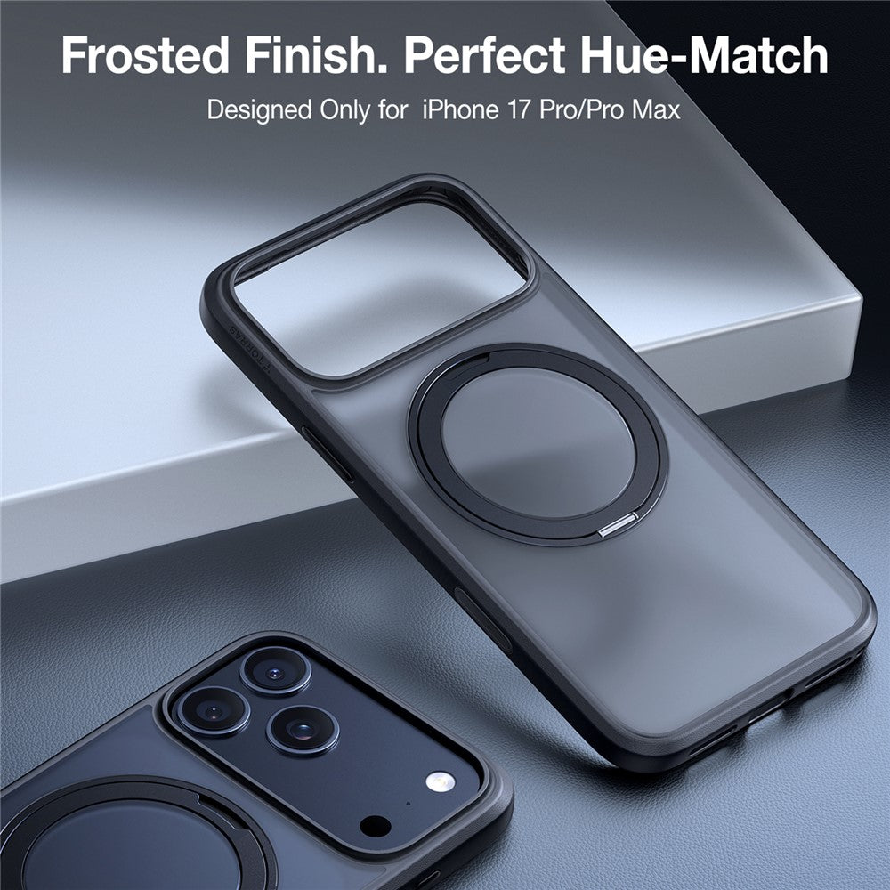 MagSafe-kotelo Apple iPhone 17 Pro Maxille, Torras, Ostand Pro, Musta