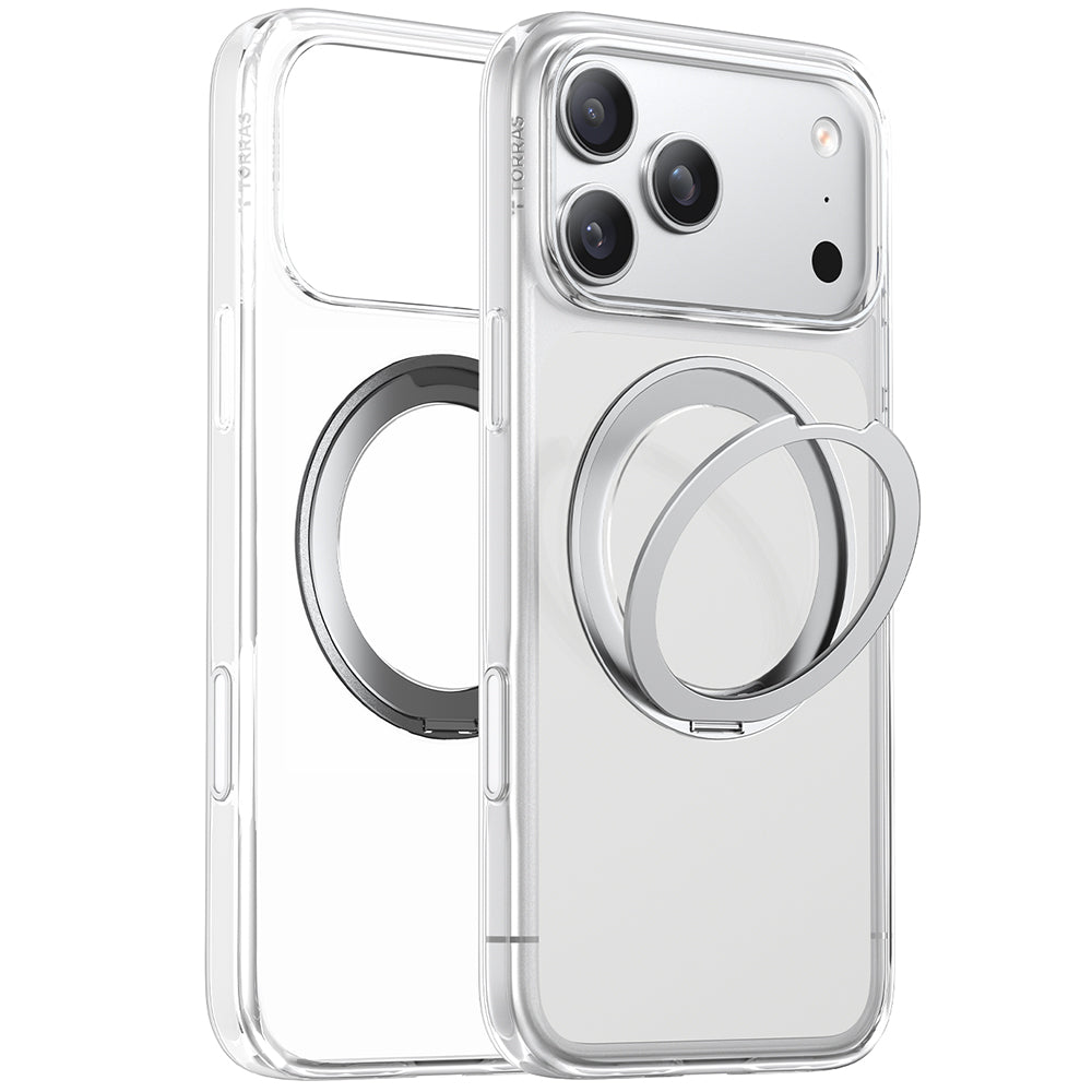 MagSafe-kotelo Apple iPhone 17 Pro Maxille, Torras, Ostand Pro, Läpinäkyvä