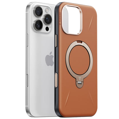 MagSafe-kotelo Apple iPhone 17 Pro Maxille, Torras, QPRO Leather, Ruskea