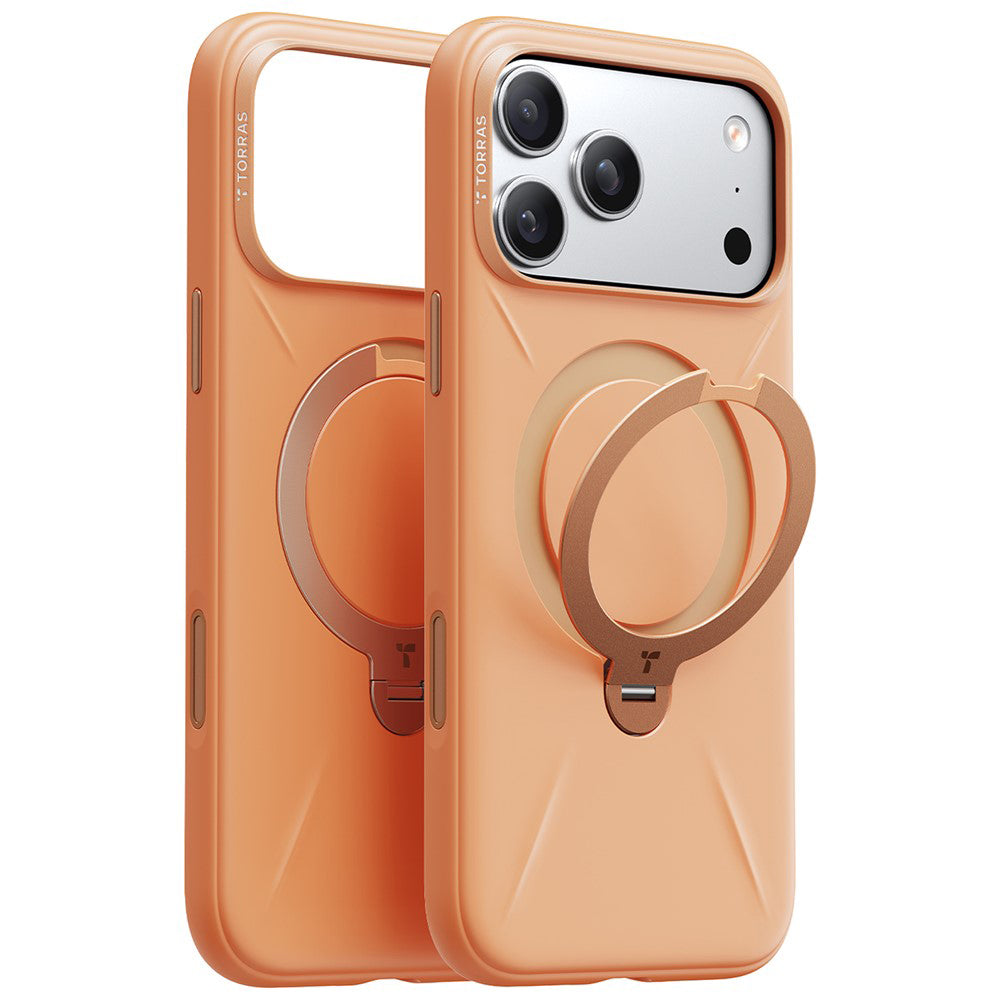 MagSafe-kotelo Apple iPhone 17 Pro Maxille, Torras, QPRO Silicone, Oranssi